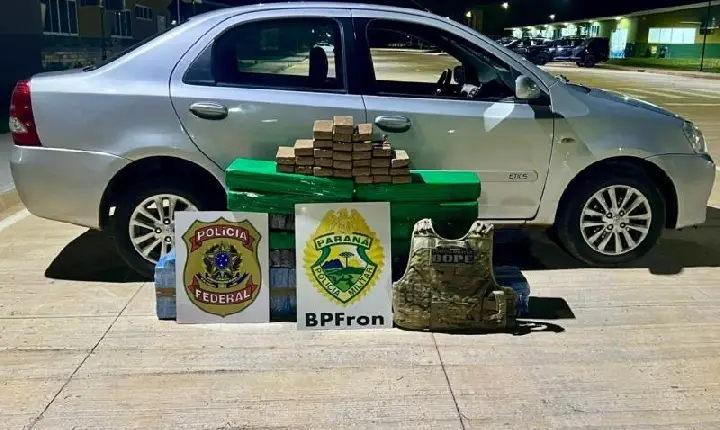Guaíra - Polícia apreende 210 kg de maconha