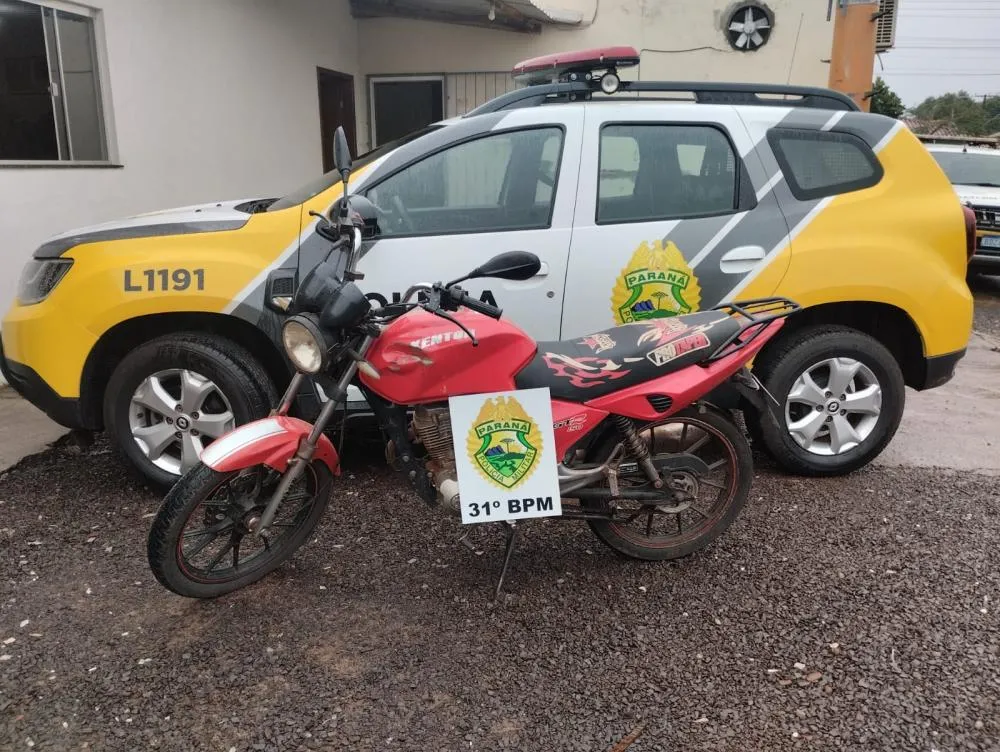 Terra Roxa - Indígena sem CNH tem moto apreendida