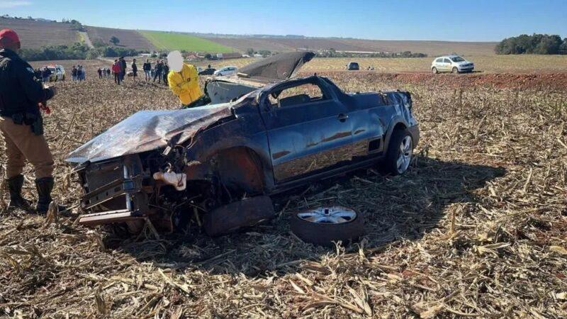 Jovem morre em acidente de carro entre Palotina e Assis Chateaubriand