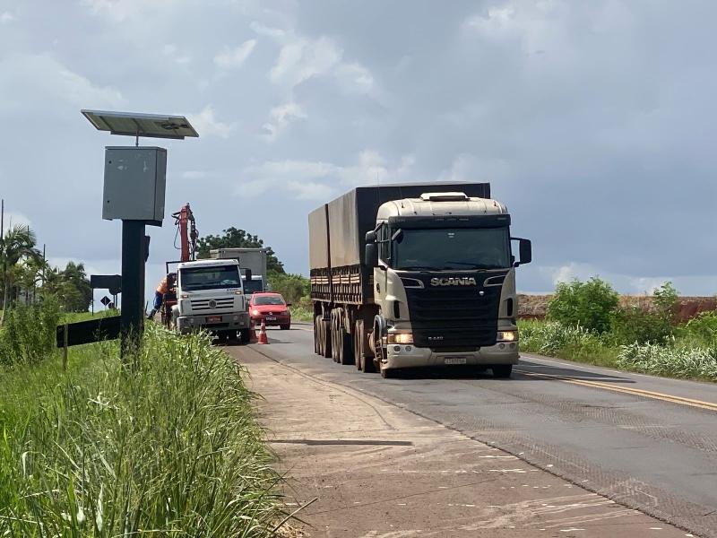 Radares na BR-163 são reinstalados em Mercedes e Bela Vista - Guaíra